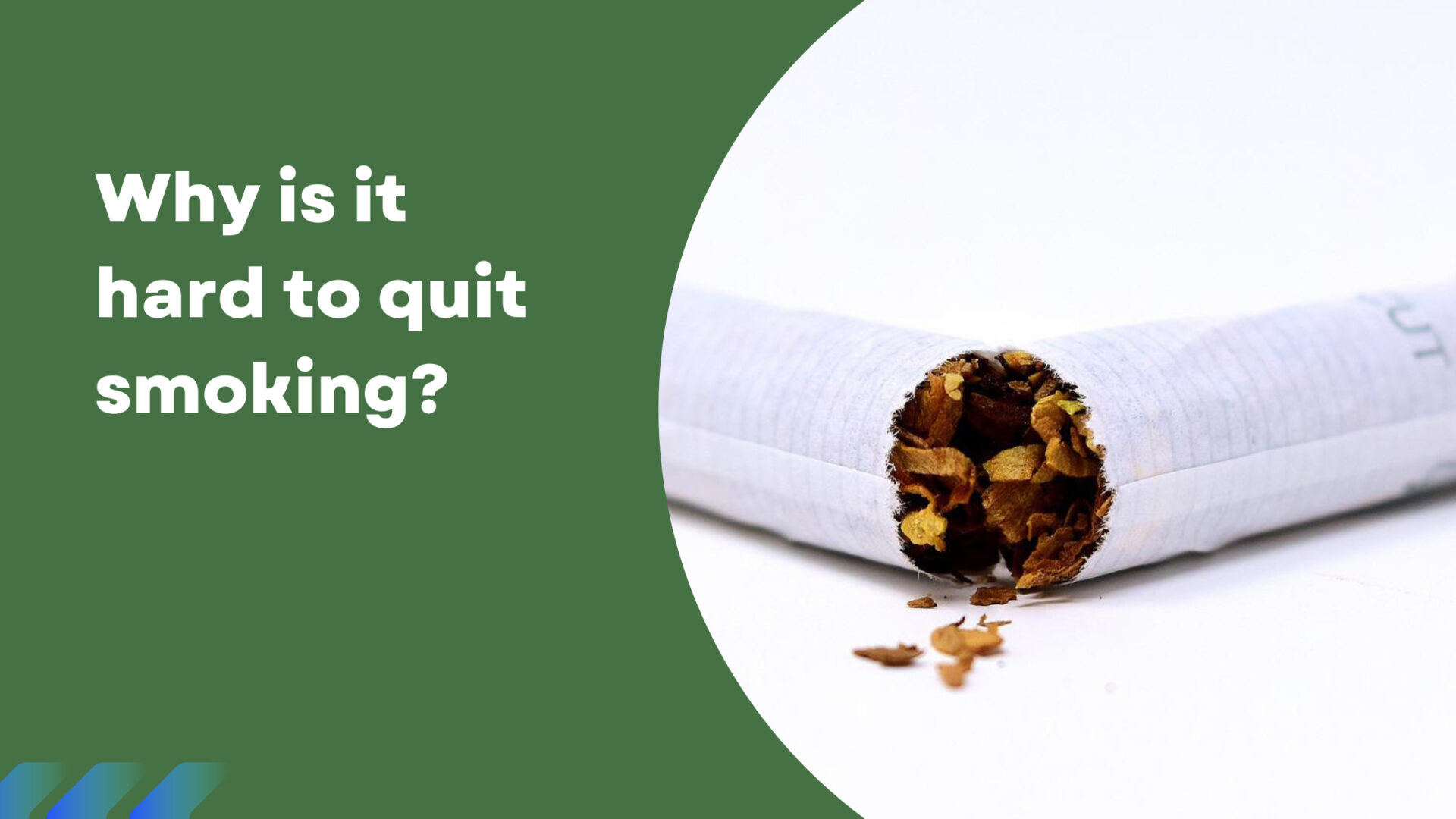 Why Is It Hard To Quit Smoking?